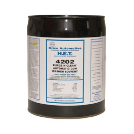 Grow Automotive 4202-5 P'NC Purge N Clean Automatic Gun Washer Solvent, 5 G