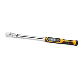 GearWrench 85079 1/2 inch Drive Flex Head Electronic Torque Wrench with Angle, 25 to 250 ft-lb