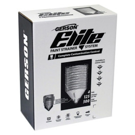 Gerson 010914B Elite Fine Plus Mesh Paint Strainer, 125 Micron Blue Synthet