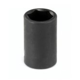 Grey Pneumatic 1016R 3/8" Drive x 1/2" Standard Impact Socket, 6-Point