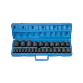 Grey Pneumatic 1326M 1/2” Drive Standard Length Metric Master Socket Set, 26 Pieces
