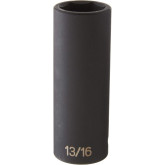 Grey Pneumatic 2026D 1/2" Drive x 13/16" Deep Impact Socket, 6-Point