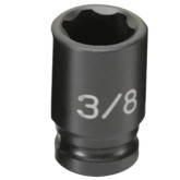 Grey Pneumatic 912RS 1/4″ Drive x 3/8″ Standard Length Surface Drive Impact Socket, 6-Point