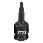 Grey Pneumatic 920TT 1/4" Drive x TT20 Standard Length Tamper Proof Star Driver