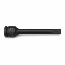 Grey Pneumatic 99074F Impact Hex Driver Socket, 1/4" Drive, 7/32" Hex, 4" O