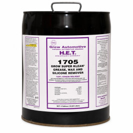 Grow Automotive 1705-5 Super Klean Grease, Wax, and Silicone Remover, 5 Gal