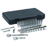 GearWrench 80550 Socket Set 3/8" Drive 6 Point Standard and Deep SAE/Metric, 57 Pieces