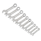 GearWrench 81905 12 Point Stubby Combination SAE Wrench Set, 10 Pieces