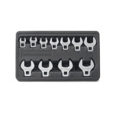 GearWrench 81908 3/8" Drive Crowfoot SAE Wrench Set, 11 Pieces