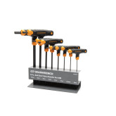 GearWrench 83520 Metric Ball End T-Handle Hex Key Set, 8 Pieces
