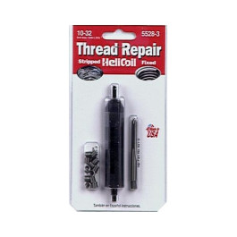 Heli-Coil 5528-3 Thread Repair Kit, 10-32 UNF, 12 Inserts, Tap and Installation Tool