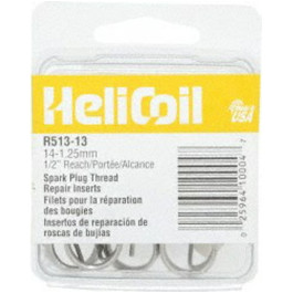 Heli-Coil R513-13 R-Pack Free Running Thread Insert, M14 x 1.25, 1/2" Length, Stainless Steel