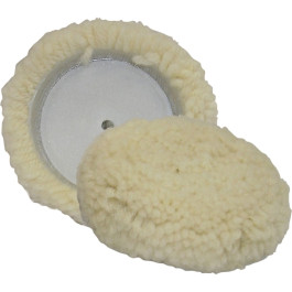 Hi-Tech HB-3175 Mini Wool Cutting Pad, 3.5", Hook-and-Loop Backing
