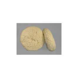 Hi-Tech HB777 Double-Sided Wool Compounding Pad, 8", 100% Natural Wool, 1-1