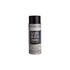Hi-Tech HT-1803 Gloss Black Enamel Spray Paint, 12 ounces, Heat Resistant t