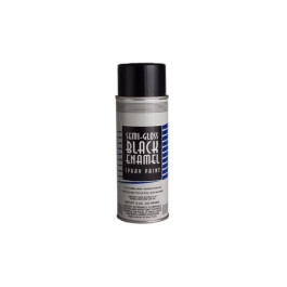 Hi-Tech HT-1824 Semi-Gloss Black Enamel Spray Paint, Heat-Resistant, Califo