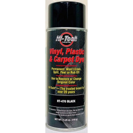 Hi-Tech Industries HT-470 Vinyl, Plastic and Carpet Dye, Black, 11.25 Ounce