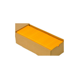 High Teck 1206Y Yellow Plastic Tapered Edge Spreader, 6" Width, Box of 100