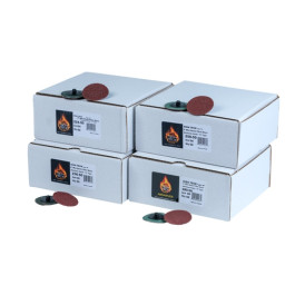 High Teck 236-50 R-Style Disc, 2" Diameter, 36 Grit, Aluminum Oxide, Polyme