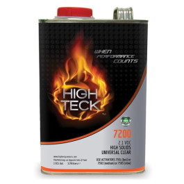 High Teck 7200-1 High Solids Universal Clear, 1 Gallon, Clear, 4:1 Mix Rati
