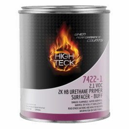 High Teck 7422-1 2K High Build and Sealer Buff Urethane Primer, 1 Gallon, 2