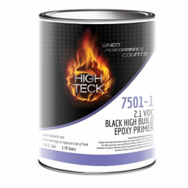 High Teck 7501-1 2.1 VOC Black High Build Epoxy Primer, 1 Gallon, 1:1 Mixin