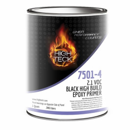 High Teck 7501-4 2.1 VOC Black High Build Epoxy Primer, 1 Quart, 1:1 Mixing