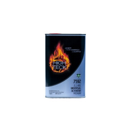 High Teck 7592-4 Universal Medium Activator, Colorless Liquid, 1 Quart, for
