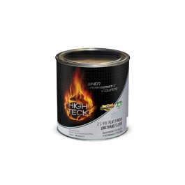 High Teck 77140-4 2.1 VOC Flat Finish Clear, 1 Quart, 6:1 Mixing