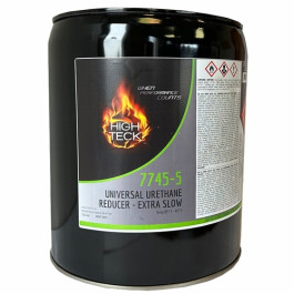 High Teck 7745-5 Extra Slow NR Urethane Grade Reducer, Clear Liquid, 5 Gall