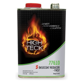 High Teck 77610-1 Fast S Basecoat Reducer, Liquid, 1 Gallon