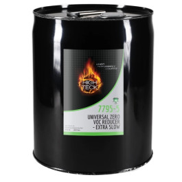 High Teck 7795-5 Extra Slow Zero VOC Urethane Reducer, Clear Liquid, 5 Gall