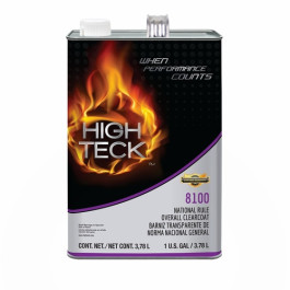 High Teck 8100-1 4:1 NR Universal Clearcoat, Clear Liquid, 1 Gallon, 4:1 Mi