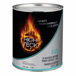 High Teck 8320-1 2K High Build Urethane Primer Surfacer, Gray, 1 Gallon, 4: