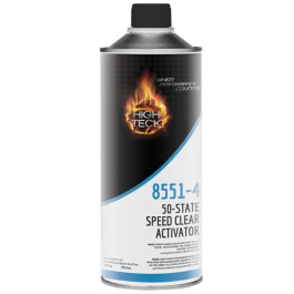 High Teck 8551-4 50 State Speed Clear Activator for HIT.8550-1, 1 Quart