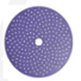 High Teck DAG6080PMH Multiple-Hole Grip Purple Ceramic Film Discs, 6", 80 G