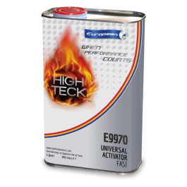 High Teck E9970-4 Fast Universal Urethane Activator, 1 Quart, Colorless Liq