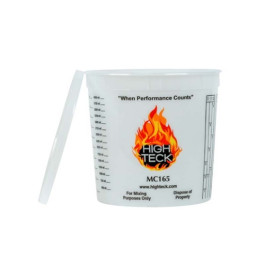 High Teck MC165L Lid, Polypropylene, for High Teck 5 Quart Mixing Cups, Cas