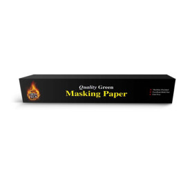High Teck MP150G-12 Masking Paper, Green, 12" x 500 ft, 35 lb Basis