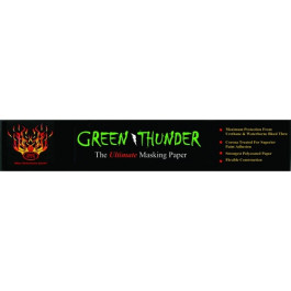 High Teck MP450GT-12 Green Thunder Masking Paper, 12" x 500 Foot, Polycoate