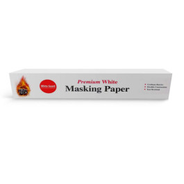 High Teck MP600W-18 White Guard Premium Masking Paper, 18" x 750 Feet, 24 P