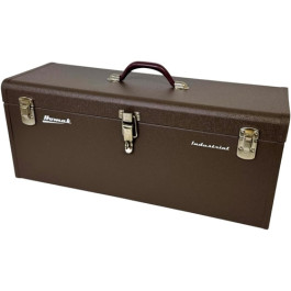 Homak BW00200240 Professional Industrial Toolbox, 24" Hand Carry, Brown Wrinkle Powder Coat, Padlockable