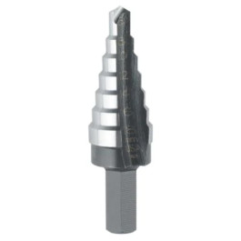 IRWIN Hanson 11103 Step Drill Bit, HSS Steel, 7 Hole Sizes, 6mm to 18mm