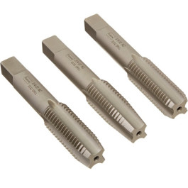 IRWIN 2658 Tap Set, 3/4"-10 NC, High Carbon Steel, 3-Piece