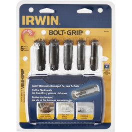 IRWIN Hanson 3094001 Bolt Extractor Set for Deep Well Bolts, 5-Piece