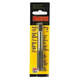 IRWIN Hanson 8149 Fractional Tap, High Carbon Steel, 5/8"-18 NF, Straight Flute