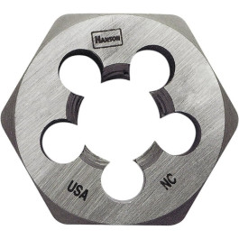 IRWIN Hanson 8463 Die 7/8-14 NF Hexagon High Carbon Steel, 1-13/16 "& Hex Size