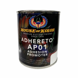 House of Kolor AP01-Q01 ADHERETO Adhesion Promoter, 1 Quart Can, Clear Liqu