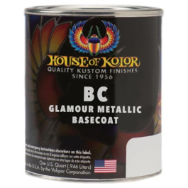 House of Kolor BC05-Q01 Lapis Blue Metallic Basecoat 2 Quart Kit + Med Reducer