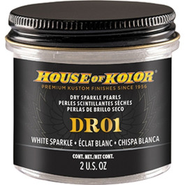 House of Kolor DR01-C01 DR Series Dry Pearl, White Sparkle, 2 Ounce Can